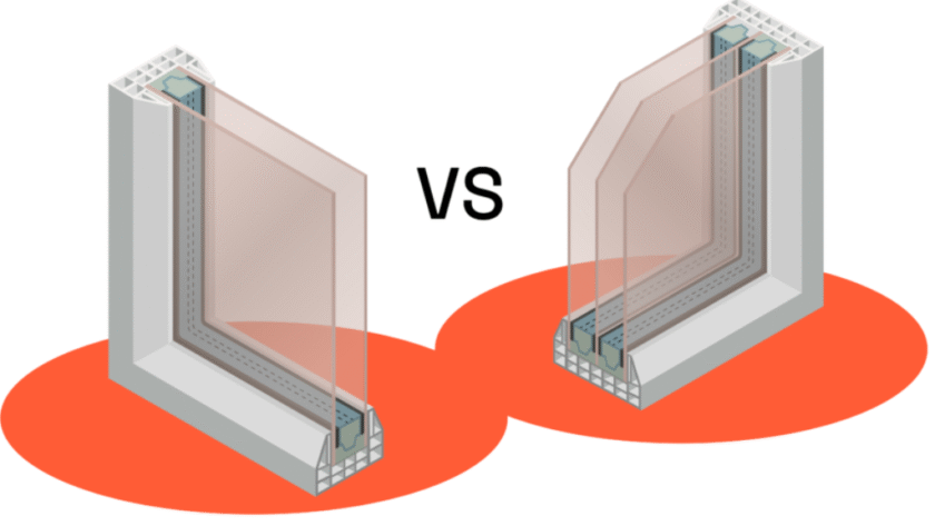 Top home improvement company in PA, Truhome LLC, compares double-pane vs. triple-pane windows for energy efficiency